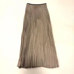groveピンクグレー プリーツスカート M