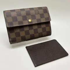 ルイヴィトン ダミエ ポルト トレゾール エテュイ パピエ 長財布 三