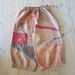 ちくちくもんぺパンツパッチワーク モーヴピンク色 - メルカリ