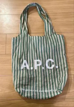 A.P.C. ストライプ エコバッグ