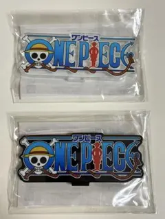 アクリルロゴディスプレイEX ONE PIECE クリア、黒の2種セット