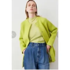 美品♪︎ELENDEEK ラクーンミックスWカーディガン WEB限定カラー