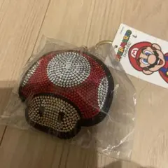 スーパーマリオ キラキラ スーパーキノコ キーホルダー