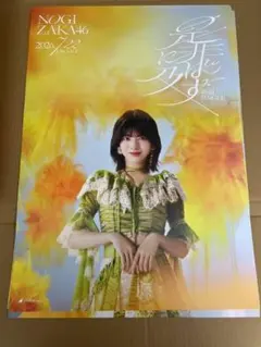 〈即決可〉乃木坂46 林瑠奈 是非に及ばず B2ポスター