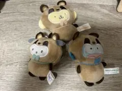 サンリオキャラクター　どうぶつ着ぐるみマスコット　たぬき　新品タグ付き