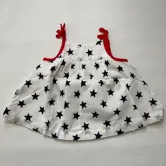 【18〜24months】ワンピース 星柄 綿100%
