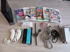 HDIM変換器付き Wii本体とゲームソフトセット6枚セット