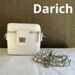 【極美品】Darich ホワイト チェーン ショルダーバッグ ノベルティのサムネイル