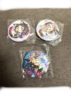 鬼滅の刃　缶バッジ3個セット　黒死牟　童磨