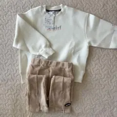 【新品未使用】x-girl トレーナー、コーデュロイパンツ、100cm
