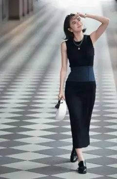 ニットワンピース ロングワンピース