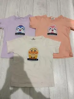 アンパンマンドキンちゃんコキンちゃん Tシャツ 3枚セット　90