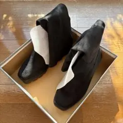 VIVIAN スクエアトゥ厚底ストレッチロングブーツ　Lサイズ