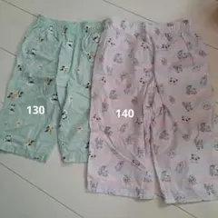 ユニクロ　ポケモン　ステテコ　130 140 姉弟　きょうだい　姉妹　キッズ