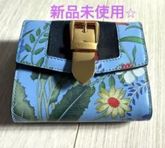 ⭐︎新品未使用⭐︎ 正規品　GUCCIグッチシルヴィ　フローラ三つ折り財布