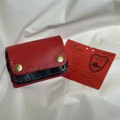 ハンドメイド 栃木レザー ミニトラッカーウォレット