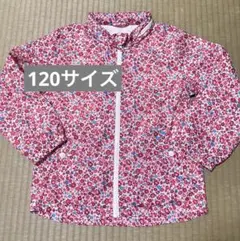 120サイズ　GITA DESIGN 花柄 ジャケット ブルゾン