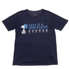 PEANUTS SNOOPY 半袖 Tシャツ ネイビー スヌーピー ピーナッツ