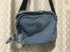 KIPLING キプリング　ショルダーバッグ　水色