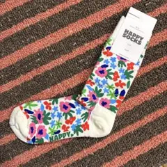 HAPPY SOCKS 花柄ソックス