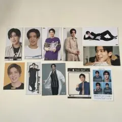 目黒蓮 雑誌 切り抜き 厚紙 トレーディングカード 11枚セット