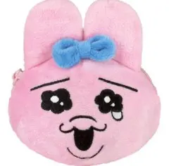 おぱんちゅうさぎ カラビナ付き ぬいぐるみ マスコット なみだ ポーチ 小物入れ