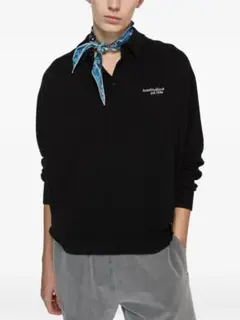 新品未使用　２６AW新作　Acne Studios 長袖ニットポロサイズMのサムネイル