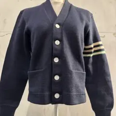 1940s vintage lettered cardigan USA 古着