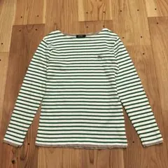 バーバリー ブラックレーベル 重ね着風ボーダーカットソー 日本製 サイズ2