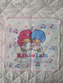 サンリオ　リトルツインスターズ　キキ＆ララ　ミニタオル　ハンドタオル　レトロ