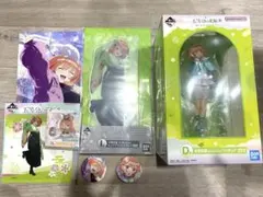 一番くじ 五等分の花嫁 ぬくもりを分かち合って　D賞　四葉　I賞　おまけ