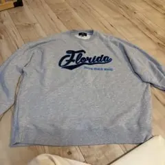 MONO-MART フロリダプリント トレーナー M グレー