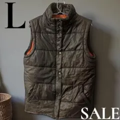 「即日発送」L Sofia Lougeオリーブグリーン ダウンベスト