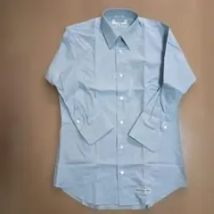 GIVENCHY GENTLEMAN メンズ長袖ワイシャツ ライトブルー 総柄のサムネイル