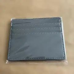 カードケース　合成皮革　グレー
