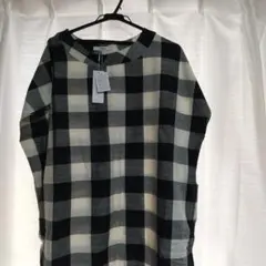コットン100% チェックワンピースのサムネイル