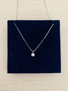 即時購入OK 未使用　0.133ct pt850ダイヤモンド　ネックレス