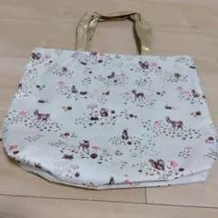 値下げしました！　フランシュリッペ　トートバッグ　ナイロン生地　リバーシブル