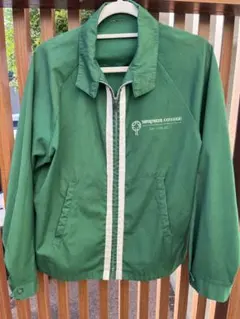 レア 70s ビンテージ カレッジ スウィングトップ　PRIDEアルミジップ