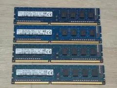 SKhynix 1Rx8 PC3L-12800U-11-13 4GB×4枚