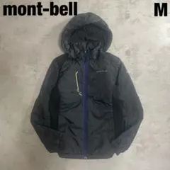 mont-bell マウンテンパーカー M 黒 ナイロン フード付 アウトドア