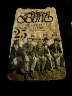 The Band Winterland Ticket T-Shirt Small