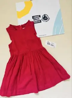 PETIT BATEAU ◆プチバトー リネン ワンピース 4a