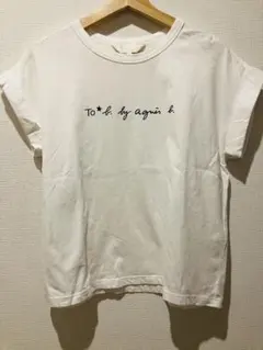 To b. by agnes b.　半袖Tシャツ　38 Mサイズ　ホワイト