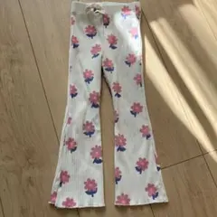 ZARA 花柄リブ編み長ズボン 3歳用