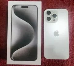 専用Apple iPhone15 ProMax 256GBホワイトチタニウム