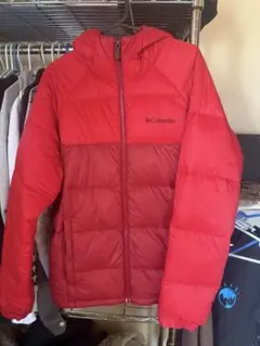 Columbia ダウンジャケット レッド Mサイズ