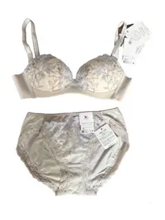 Wacoal ブラ＆ショーツセット B65 M 新品タグ付き 花柄 レース 上品