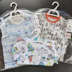 UNIQLO モンポケ 半袖 子供服 80～95サイズ GU スヌーピー 西松屋