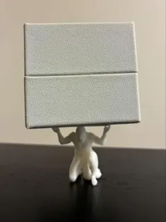 石膏像風のミニチュア小物置き